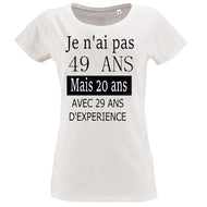 T-shirt-Anniversaire je n'ai pas shopping cadeaux 93