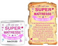 Ensemble cadeau - maitresse (ref - 66768) - Mug+Parchemin | Shopping cadeaux 93