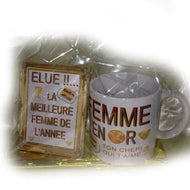 Ensemble - famille femme (ref - 11904) - mug+parchemin | Shopping cadeaux 93