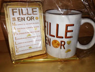 Ensemble - famille fille (ref - 27087) - mug+parchemin | Shopping cadeaux 93