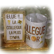 Ensemble - famille la collegue (ref - 52900) - mug+parchemin | Shopping cadeaux 93