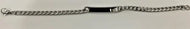 gourmette - femme - personnalisable 20 cm acier (REF - 25550) - Gourmette | Shopping cadeaux 93