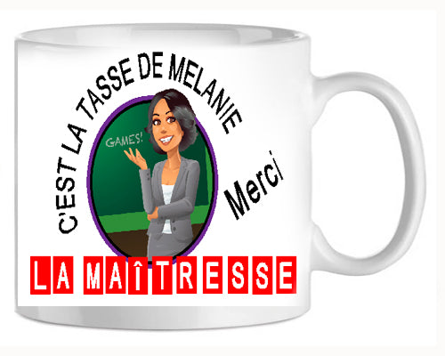 Mug-Maitresse-personnalise  c'est la tasse 1