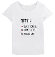 T-shirt-Maman maman supper heroine