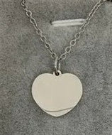 medaillon - texte acier coeur pm (REF - 30461) - medaillon texte | Shopping cadeaux 93