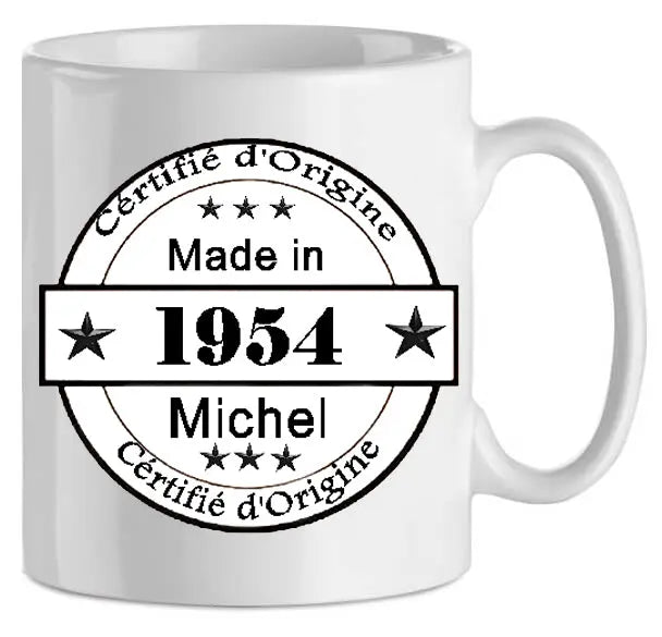 Mug - anniversaire annee (ref - 94499) - mug | Shopping cadeaux 93