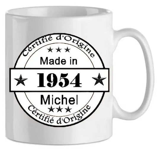 Mug - anniversaire annee (ref - 94499) - mug | Shopping cadeaux 93