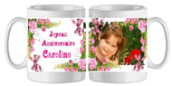 Mug - anniversaire - enfant - photo - texte 7 (ref - 44984) - mug anniversaire enfant photo | Shopping cadeaux 93