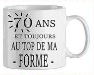Mug - anniversaire - humour au top (ref - 23754) - mug | Shopping cadeaux 93