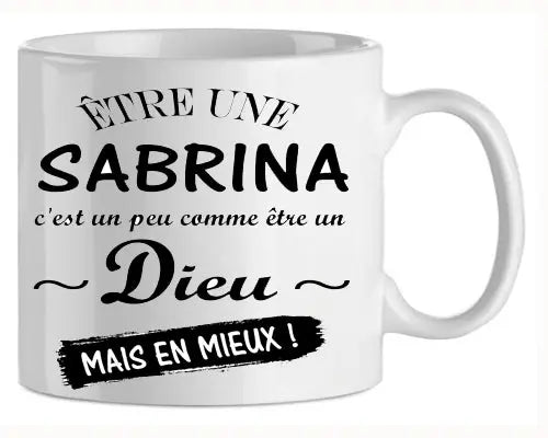 Mug - anniversaire - humour dieu femme (ref - 77749) - mug | Shopping cadeaux 93