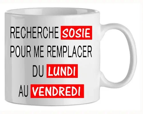 Mug-anniversaire-humour sosie (ref-84212)