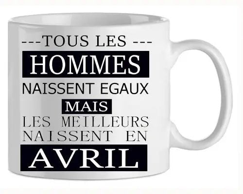 Mug - anniversaire - humour tous les hommes (ref - 59129) - mug | Shopping cadeaux 93