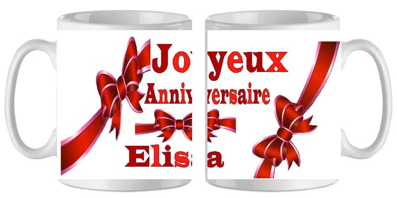 Mug - anniversaire joyeux anniv 3 (ref - 89727) - mug | Shopping cadeaux 93