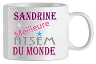 Mug - atsem - personnalise du monde (ref - 26652) - Mug personnalisé | Shopping cadeaux 93