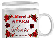 Mug - atsem - personnalise (ref - 43030) - Mug personnalisé | Shopping cadeaux 93
