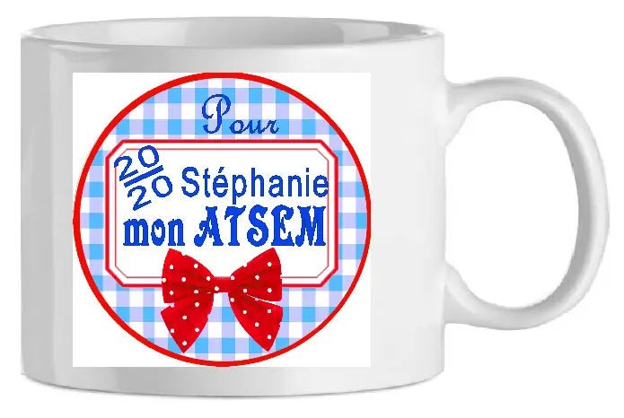 Mug - atsem - personnalise (ref - 85888) - Mug personnalisé | Shopping cadeaux 93