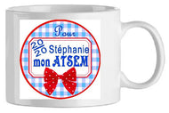 Mug - atsem - personnalise (ref - 85888) - Mug personnalisé | Shopping cadeaux 93