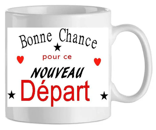 Mug - depart nouveau départ (ref - 72350) - mug | Shopping cadeaux 93