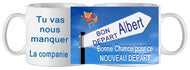 Mug - depart personnalise albert (ref - 96778) - mug | Shopping cadeaux 93
