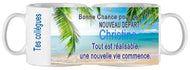 Mug - depart personnalise christine (ref - 60974) - mug | Shopping cadeaux 93