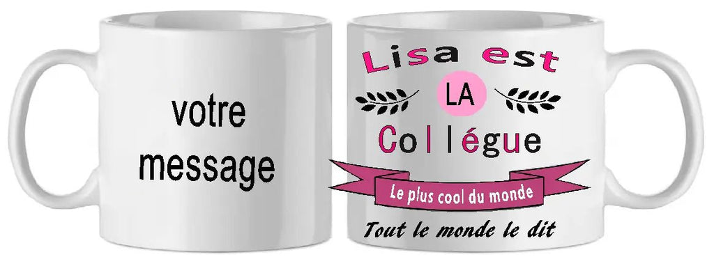 Mug-depart personnalise lisa (ref-54587)