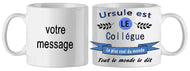 Mug - depart personnalise ursule (ref - 25619) - mug | Shopping cadeaux 93
