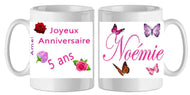 Mug - enfant papillon 2 (ref - 82583) - mug | Shopping cadeaux 93