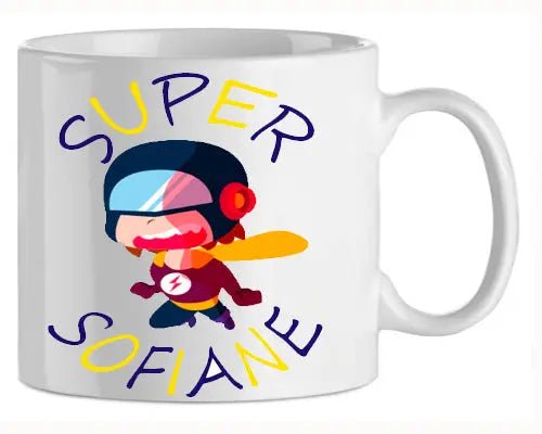 Mug - enfant super 3 (ref - 25016) - mug | Shopping cadeaux 93