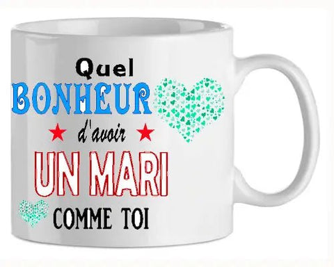 Mug - famille mari (ref - 26568) - mug | Shopping cadeaux 93