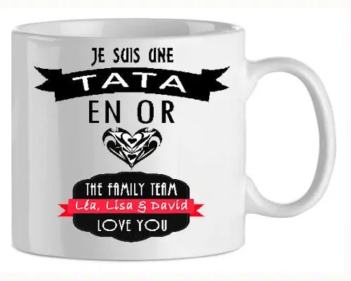 Mug - famille tata (ref - 45360) - Mug personnalisé | Shopping cadeaux 93