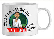 Mug - maitre c'est la tasse de 2 (ref - 88733) - Mug personnalisé | Shopping cadeaux 93