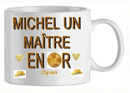 Mug - maitre - personnalise (ref - 41729) - Mug personnalisé | Shopping cadeaux 93