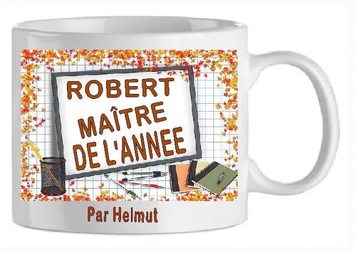 Mug - maitre - personnalise super maitre (ref - 73749) - Mug personnalisé | Shopping cadeaux 93
