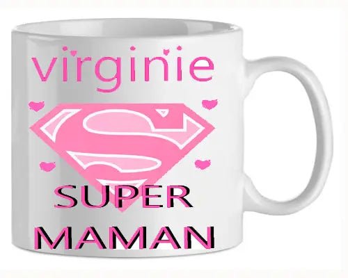 Mug - maman super maman (ref - 69454) - mug | Shopping cadeaux 93