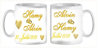 Mug - mariage 1 (ref - 97930) - mug mariage | Shopping cadeaux 93