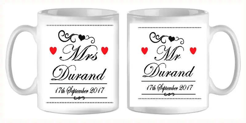 Mug - mariage 5 (ref - 50192) - mug mariage | Shopping cadeaux 93