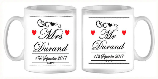 Mug - mariage 5 (ref - 50192) - mug mariage | Shopping cadeaux 93