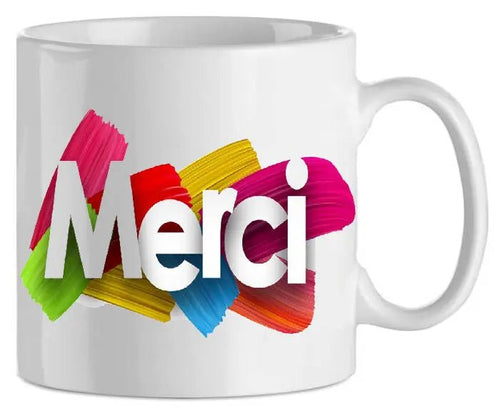 Mug - merci merci 3 (ref - 24499) - mug | Shopping cadeaux 93