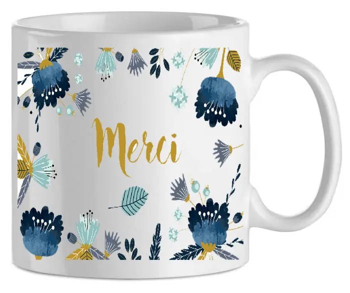 Mug - merci merci 4 (ref - 44741) - mug | Shopping cadeaux 93