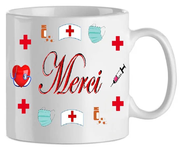 Mug - merci merci (ref - 57454) - mug | Shopping cadeaux 93