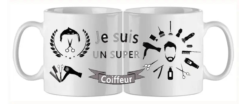 Mug - metier coiffeur (ref - 46599) - mug | Shopping cadeaux 93
