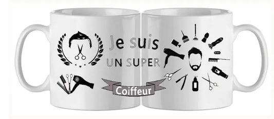 Mug - metier coiffeur (ref - 46599) - mug | Shopping cadeaux 93