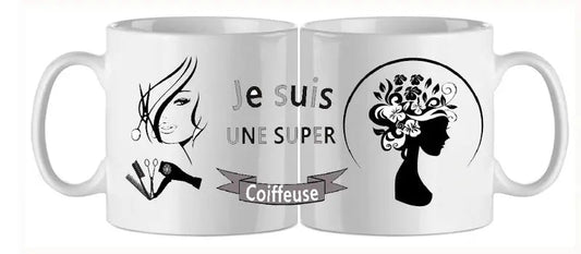 Mug - metier coiffeuse (ref - 17458) - mug | Shopping cadeaux 93