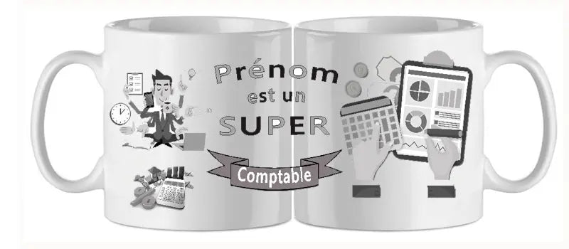 Mug - metier comptable (ref - 26583) - mug | Shopping cadeaux 93
