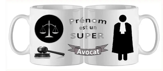 Mug - metier personnalise avocat (ref - 90484) - Mug personnalisé | Shopping cadeaux 93