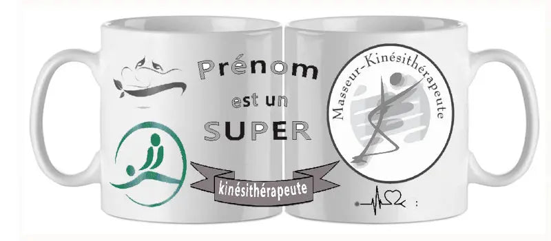 Mug - metier personnalise kiné (ref - 15877) - Mug personnalisé | Shopping cadeaux 93