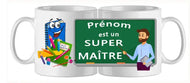Mug - metier personnalise maitre (ref - 30481) - Mug personnalisé | Shopping cadeaux 93