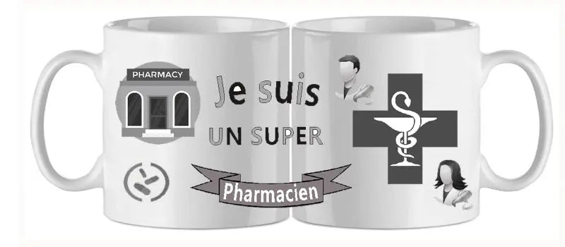 Mug - metier pharmacien (ref - 57494) - mug | Shopping cadeaux 93