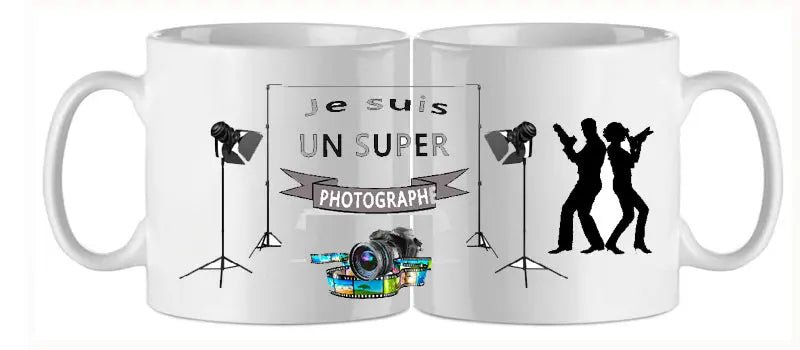 Mug - metier photographe (ref - 11125) - mug | Shopping cadeaux 93