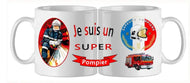 Mug - metier pompier (ref - 34108) - mug | Shopping cadeaux 93